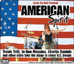 Travis Tritt, Jo Dee Messina, Charlie Daniels and other stars take the stage to cheer U.S. troops